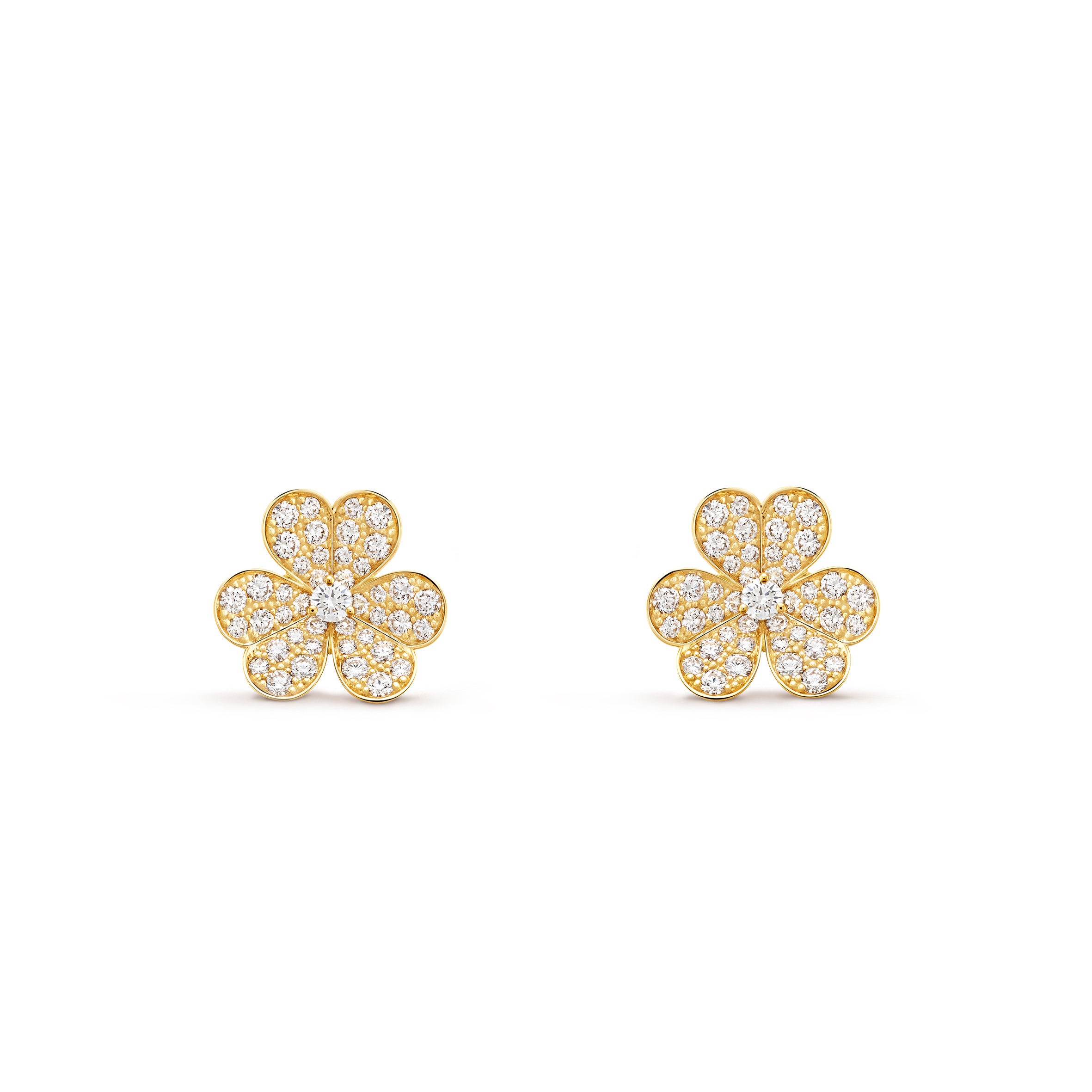 VAN CLEEF ARPELS FRIVOLE EARRINGS, SMALL MODEL VCARP0J900